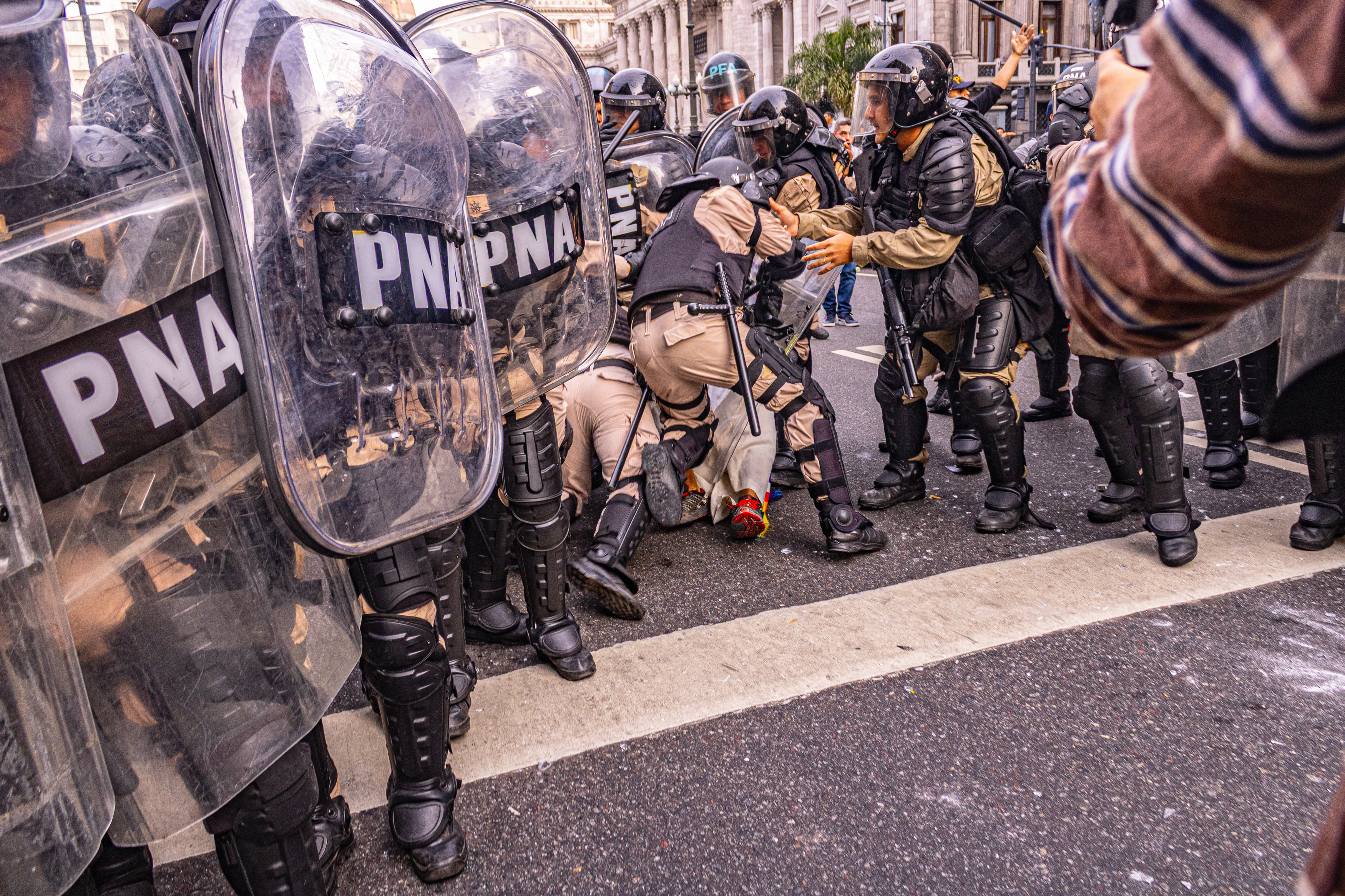 La Justicia anuló el protocolo antipiquetes en Argentina