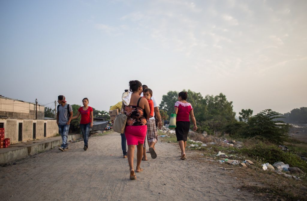 Images for press of the report on Central American refugees: Underlooked Underprotected