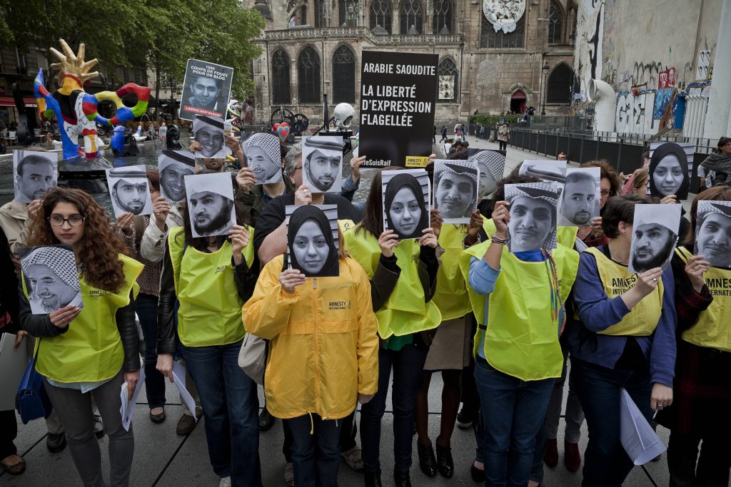 Raif Badawi et PO en Arabie Saouditeaction 2015