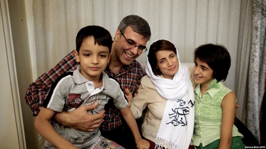 Nasrin Sotoudeh and family